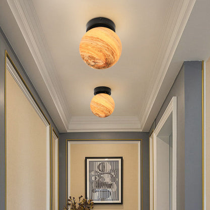 Glass Ceiling Light Modern Globe Fixture