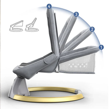 LullaDream™ Electric Baby Rocking Bassinet-TotsCove