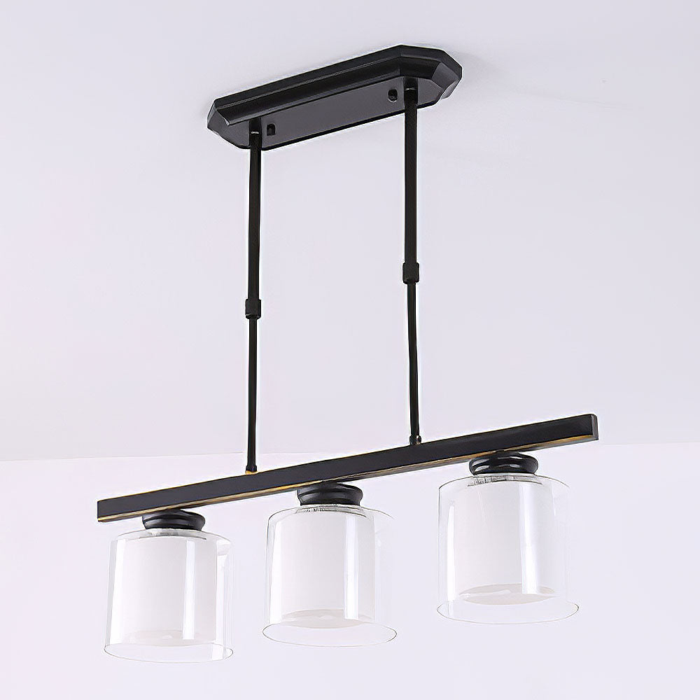 Modern Glass Ceiling Light for Kitchen Island