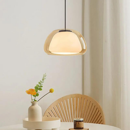 Modern Glass Dome Pendant Light