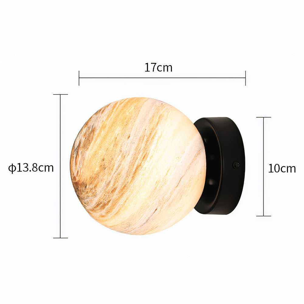 Glass Ceiling Light Modern Globe Fixture