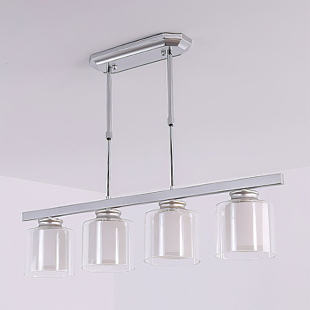 Modern Glass Ceiling Light for Kitchen Island