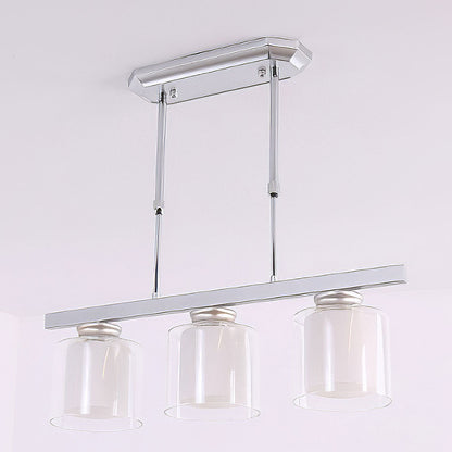 Modern Glass Ceiling Light for Kitchen Island