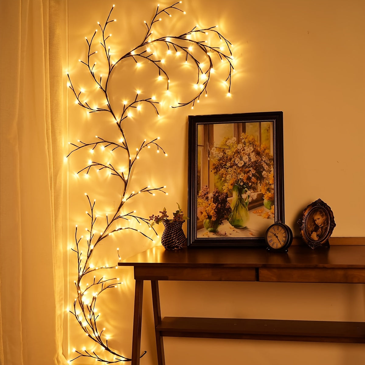 Wall Lights with LED Willow Branch Design