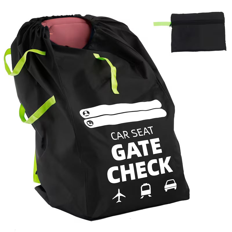 Convertible Car Seat Travel Backpack Bag | Waterproof Child Seat Protector