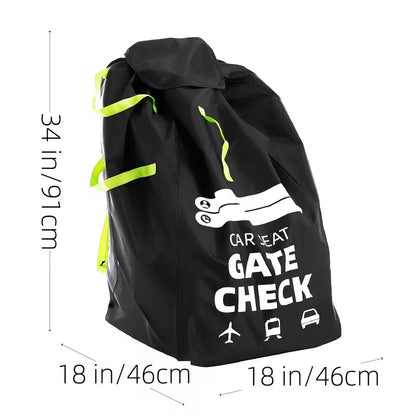 Convertible Car Seat Travel Backpack Bag | Waterproof Child Seat Protector