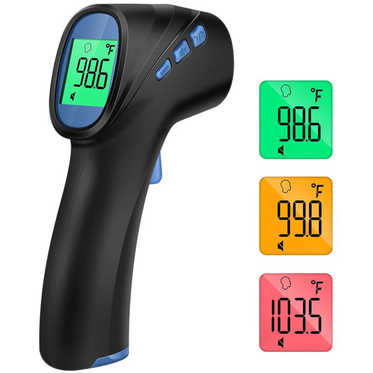 ThermaVue™ No-Contact Infrared Thermometer – Digital Temperature Reader with Fever Alert