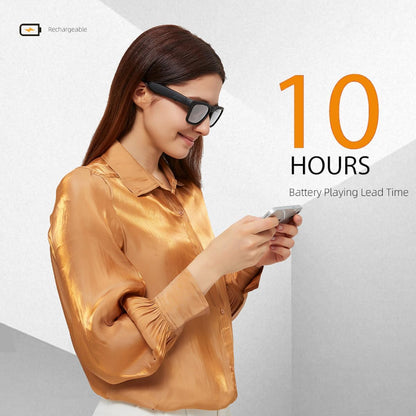 Smart Sunglasses – Bluetooth Open-Ear Speaker, Voice Control & UV400 Polarized Lenses