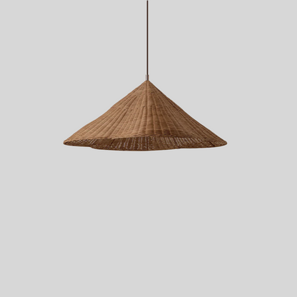 Pendant Light Rustic Rattan Woven Ceiling Lamp