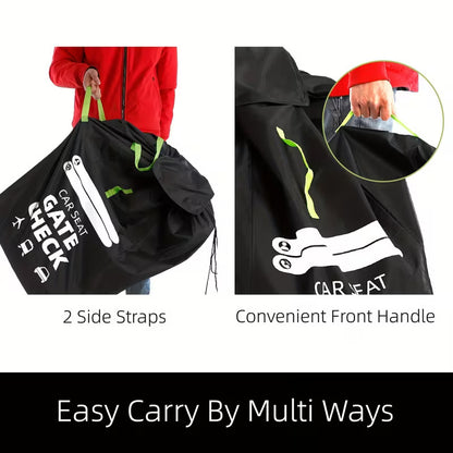 Convertible Car Seat Travel Backpack Bag | Waterproof Child Seat Protector