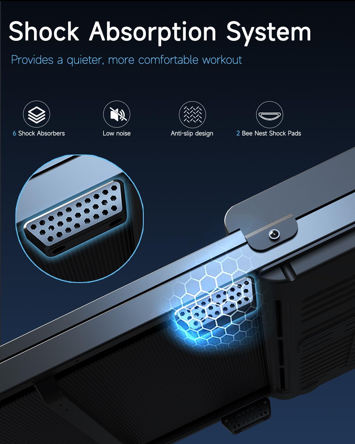 Under-Desk Walking Pad Treadmill – Slim PortableWalking & Running Electric Machine