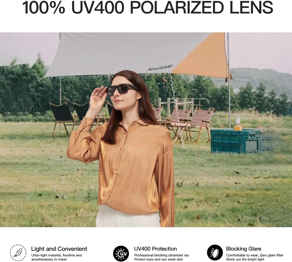 Smart Sunglasses – Bluetooth Open-Ear Speaker, Voice Control & UV400 Polarized Lenses