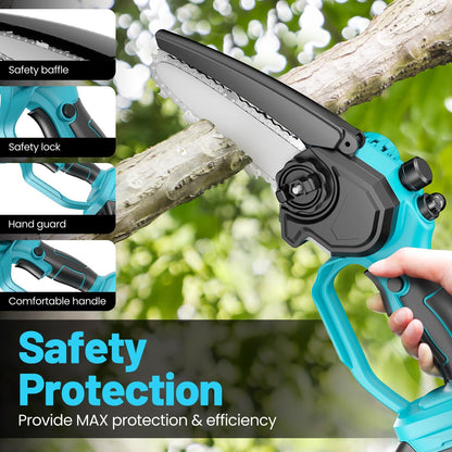 6" Cordless Electric Pruning Chainsaw