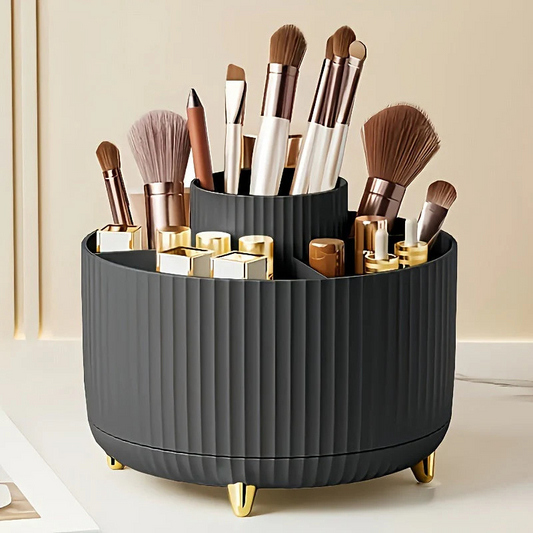 GlamSpin™ 360° Rotating Makeup Organiser | Vanity Storage Rack