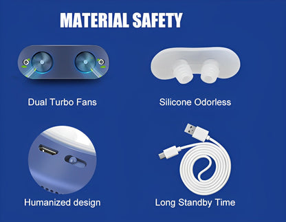 Portable Micro CPAP Device – Silent Sleep Aid & Anti-Snoring Solution