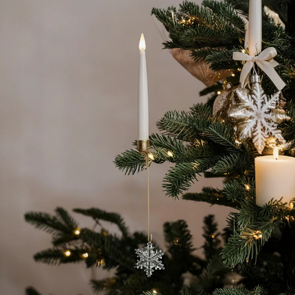 LED Christmas Tree Candle Lights Flameless Remote Decoration