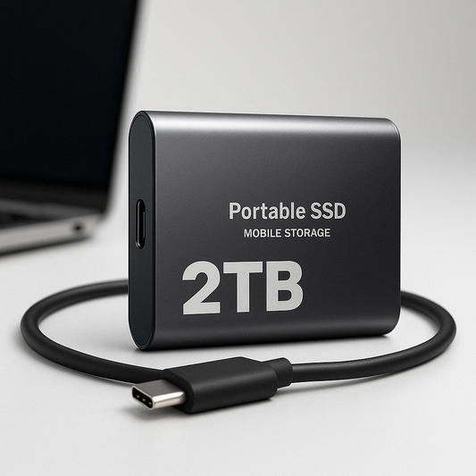 Portable SSD 2TB Hard Drive External Storage