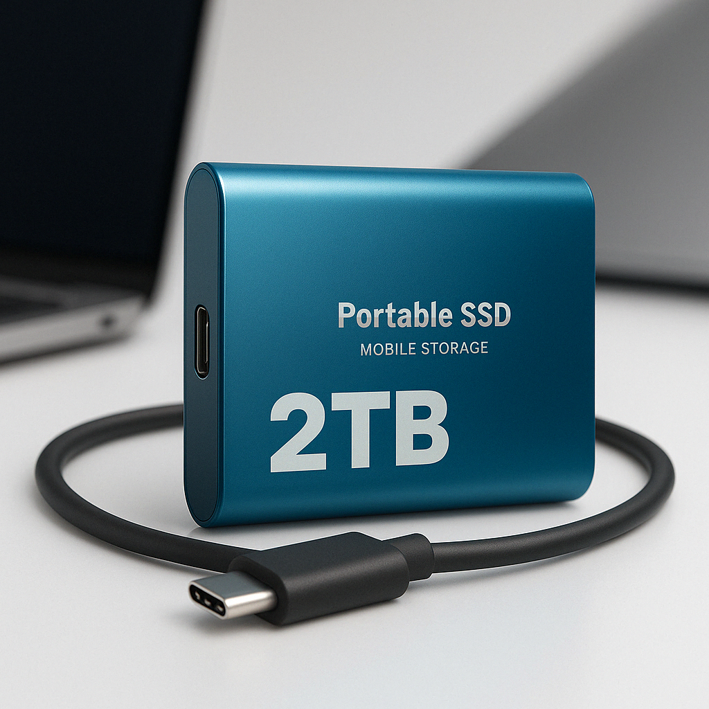 Portable SSD 2TB Hard Drive External Storage