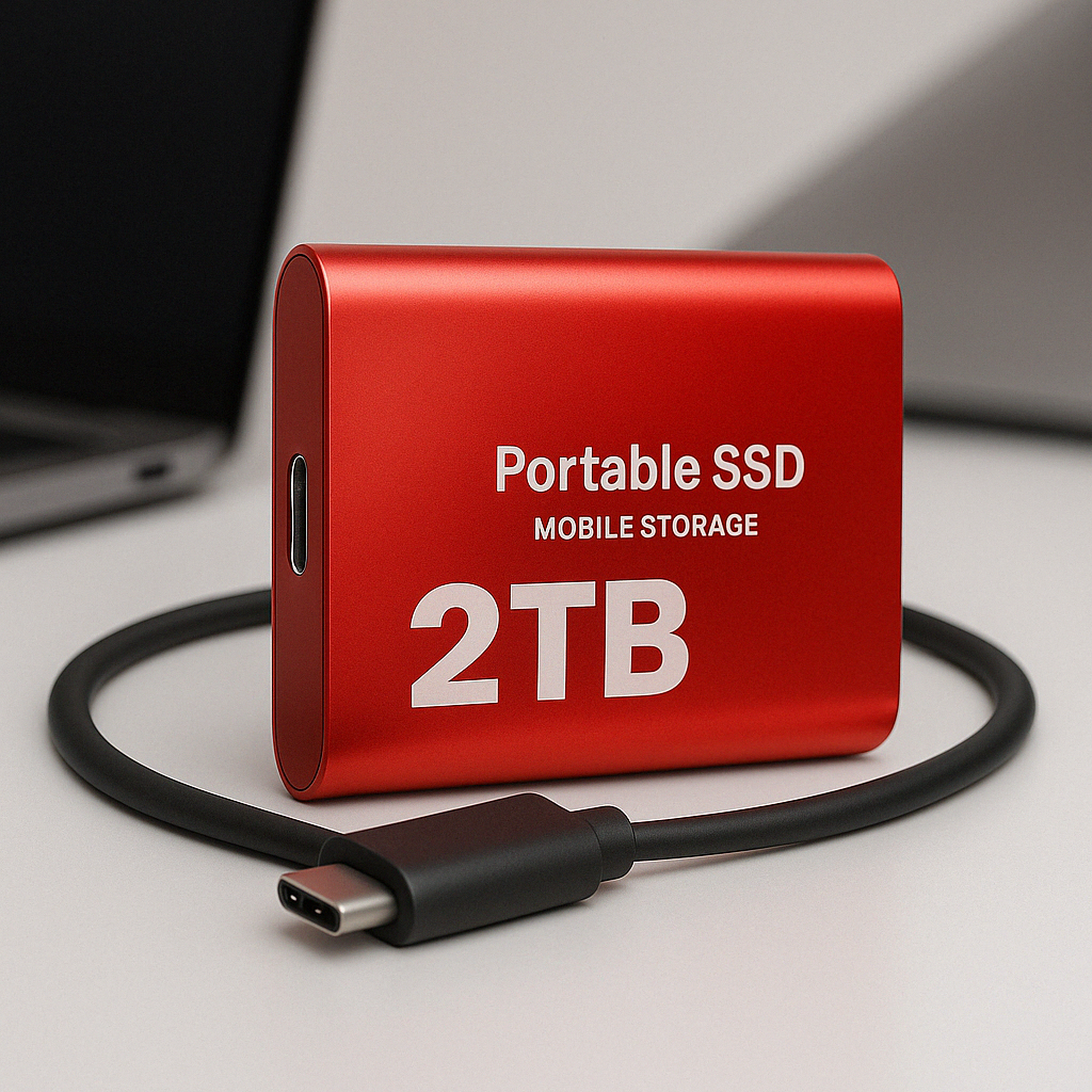 Portable SSD 2TB Hard Drive External Storage