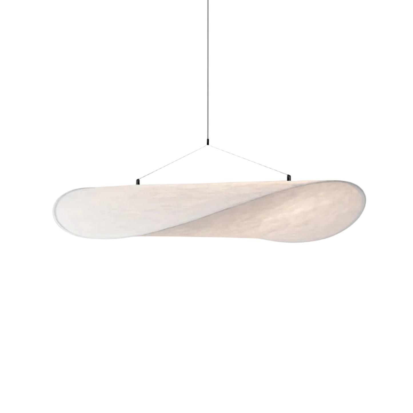 Modern Japandi Silk Hanging Pendant Light