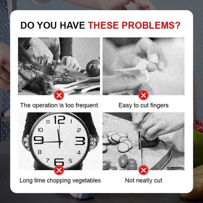 QuickChop™ Vegetable Slicer | Fast, Safe & Effortless Cutting
