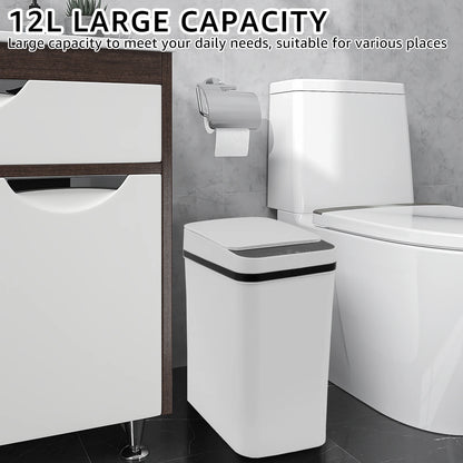 CleanBin™ 12L Automatic Sensor Trash Can – Touchless & Smart