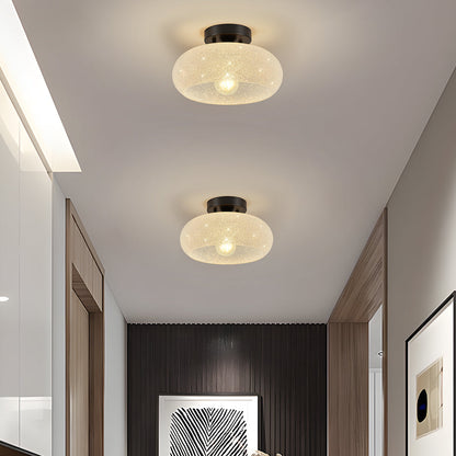 Ceiling Light Glass Modern Semi Flush Fixture