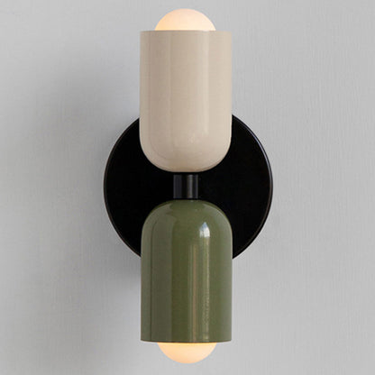 LumoBeam™ Modern Dual Glass Wall Sconce – Up & Down Outdoor Lighting Fixture