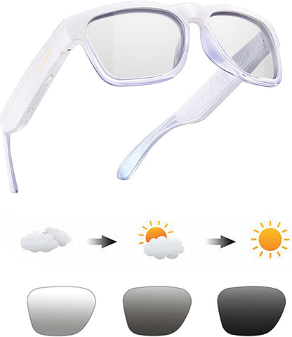 Smart Sunglasses – Bluetooth Open-Ear Speaker, Voice Control & UV400 Polarized Lenses