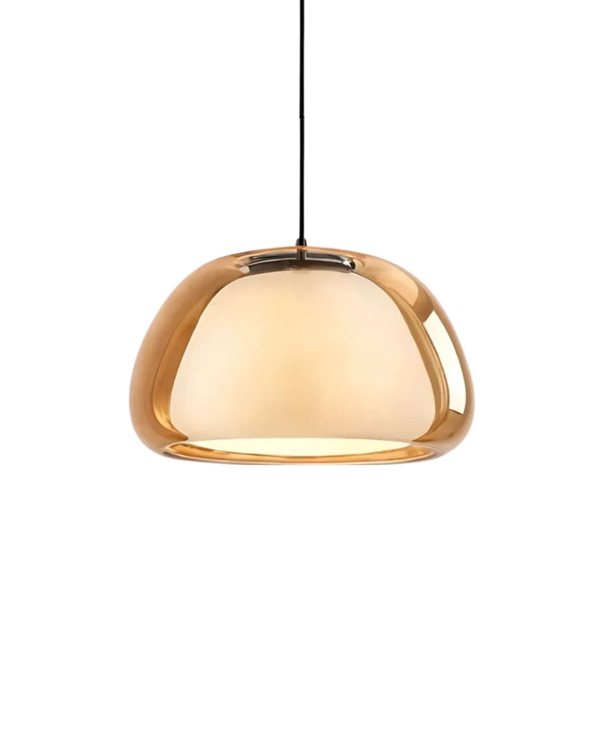 Modern Glass Dome Pendant Light