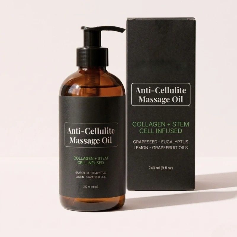 Anti Cellulite Massage Oil for Fat Reduction & Skin Smoothing