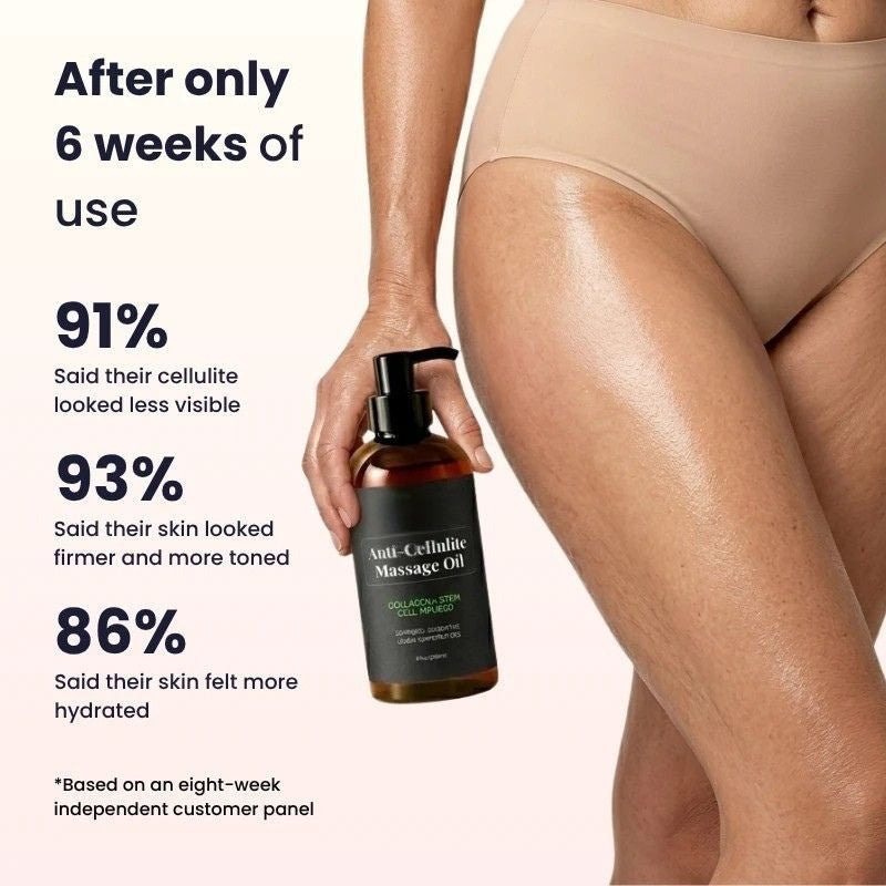 Anti Cellulite Massage Oil for Fat Reduction & Skin Smoothing