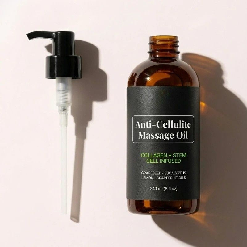 Anti Cellulite Massage Oil for Fat Reduction & Skin Smoothing