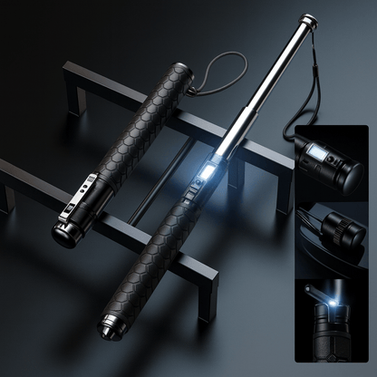 AllGuard Stick – Automatic Self-Defense Walking Stick with Stability Support