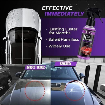 ShineX™ Advanced Car Coating Spray – 2-Step Mirror-Like Shine & Long-Lasting Protection