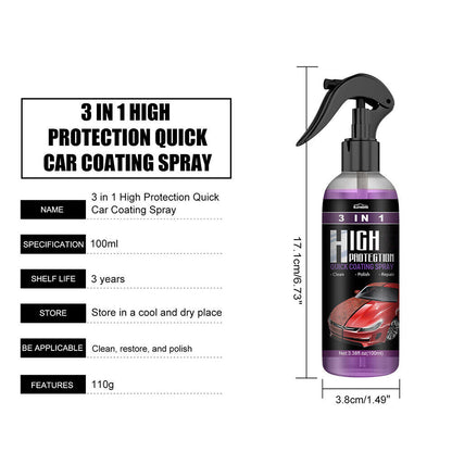 ShineX™ Advanced Car Coating Spray – 2-Step Mirror-Like Shine & Long-Lasting Protection