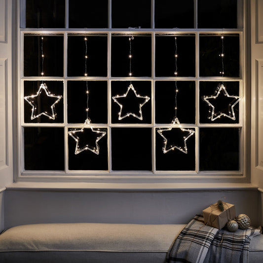 Christmas Decorations Star String Lights