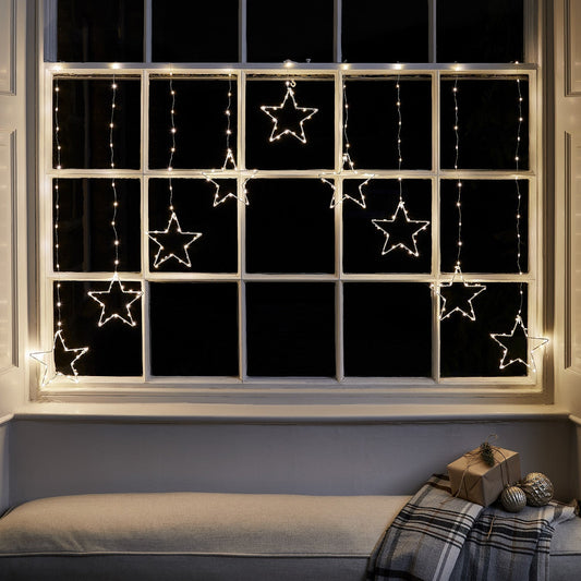 Christmas Decorations Star Window Lights