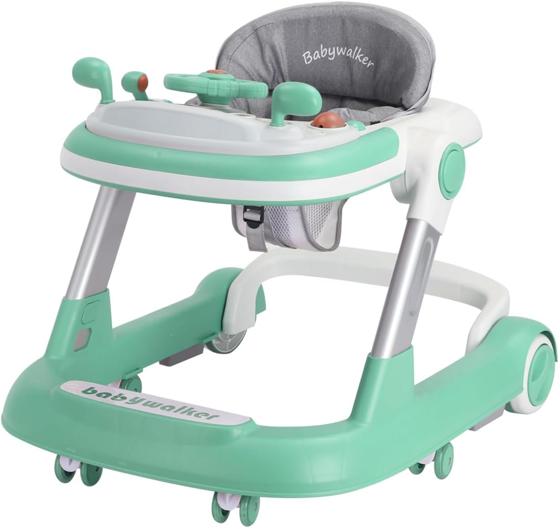 CuddleSteps™ Convertible Baby Walker | 2-in-1 Seated & Push Walker-TotsCove