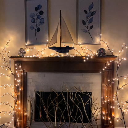 Wall Lights with LED Willow Branch Design