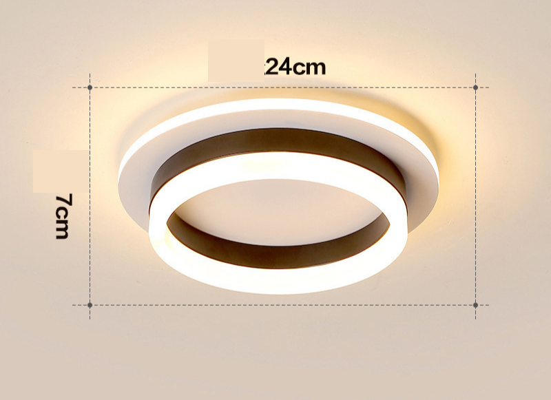 Contemporary Gold LED Flush Mount Ceiling Lights
