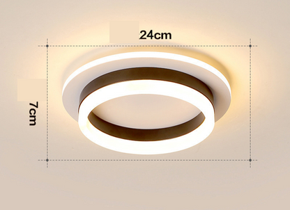 Contemporary Gold LED Flush Mount Ceiling Lights