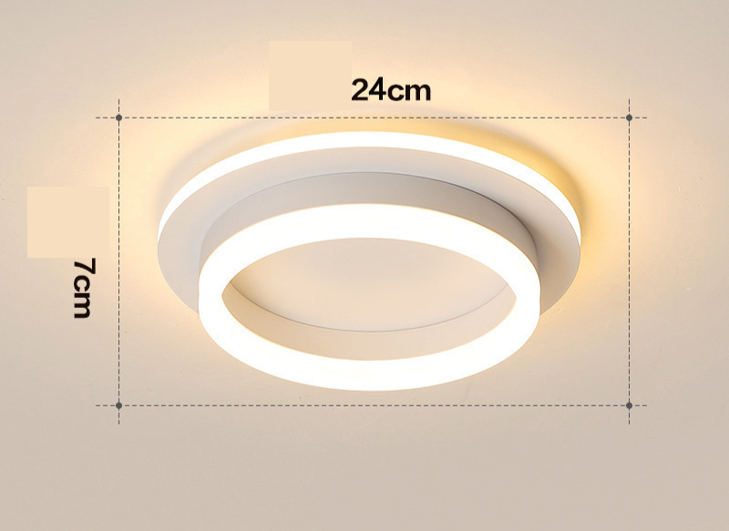 Contemporary Gold LED Flush Mount Ceiling Lights