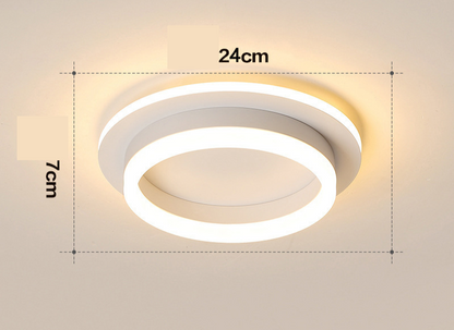 Contemporary Gold LED Flush Mount Ceiling Lights