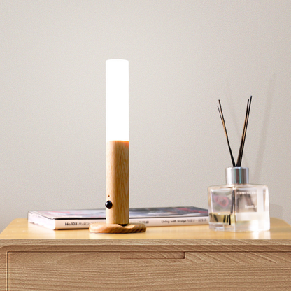 Wall Light LED Motion Sensor Wooden Lamp
