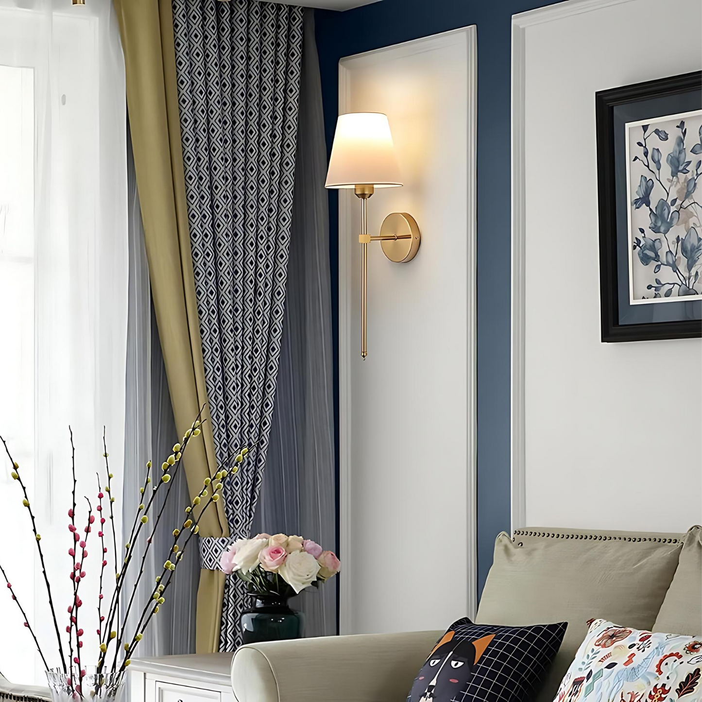 Royal Flame Wireless Wall Lamp