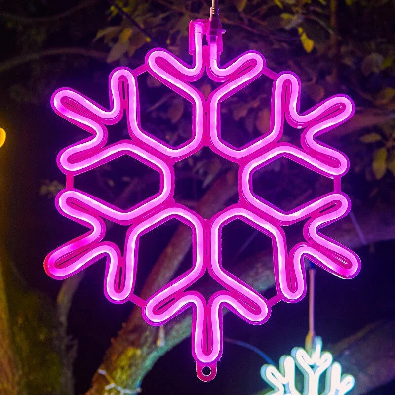 Christmas Decorations LED Outdoor Snowflake Lights