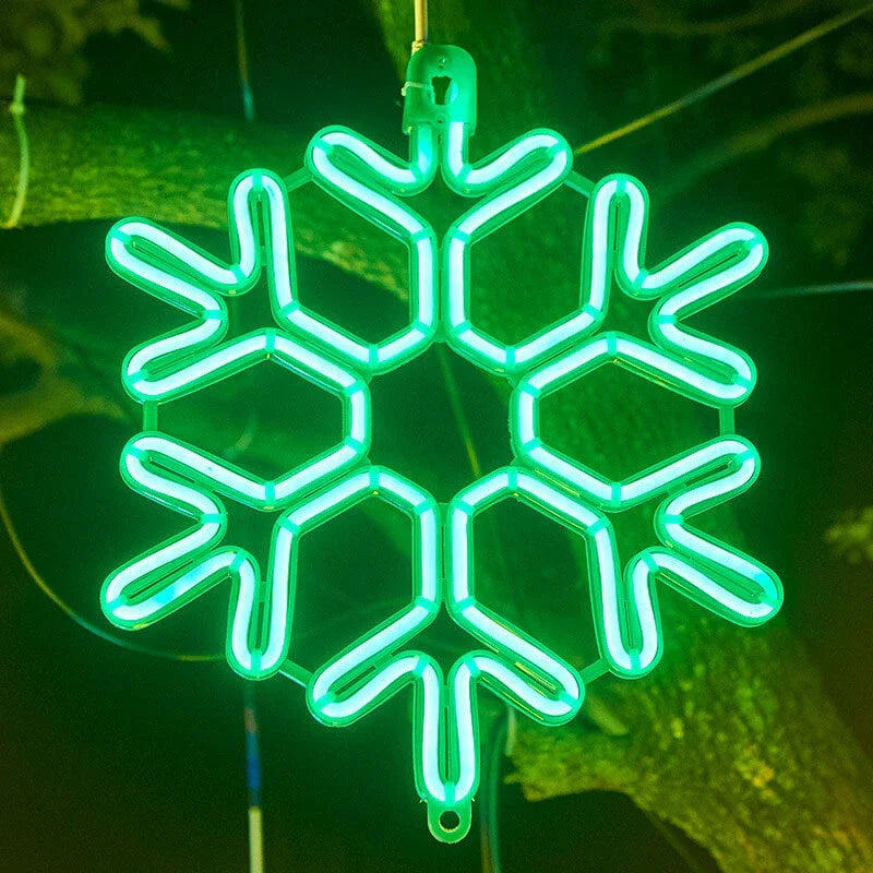 Christmas Decorations LED Outdoor Snowflake Lights