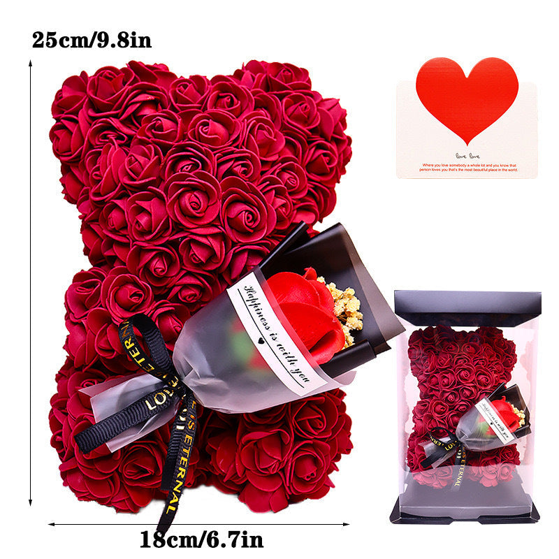 Eternal Rose Bear
