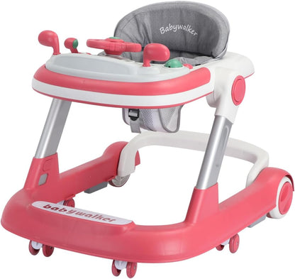CuddleSteps™ Convertible Baby Walker | 2-in-1 Seated & Push Walker-TotsCove